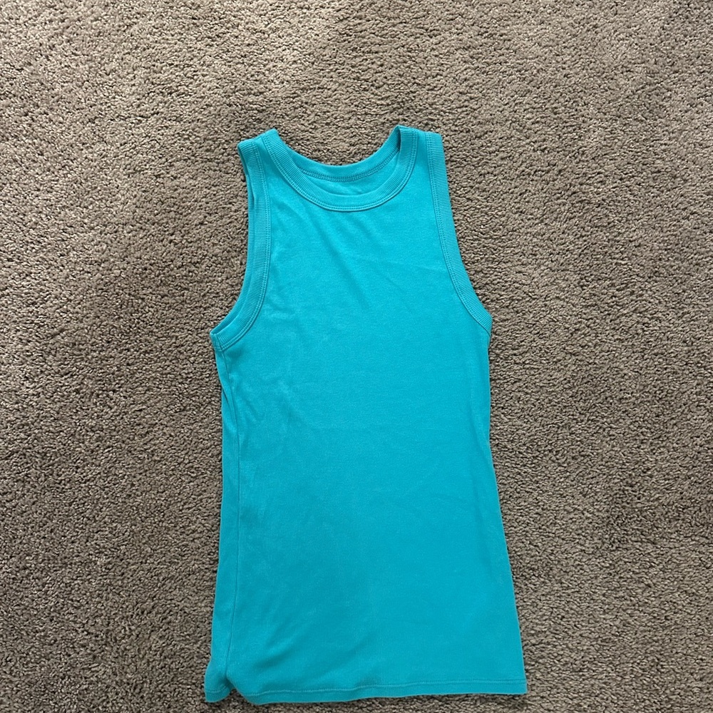 Teal Sleeveless Tank Top